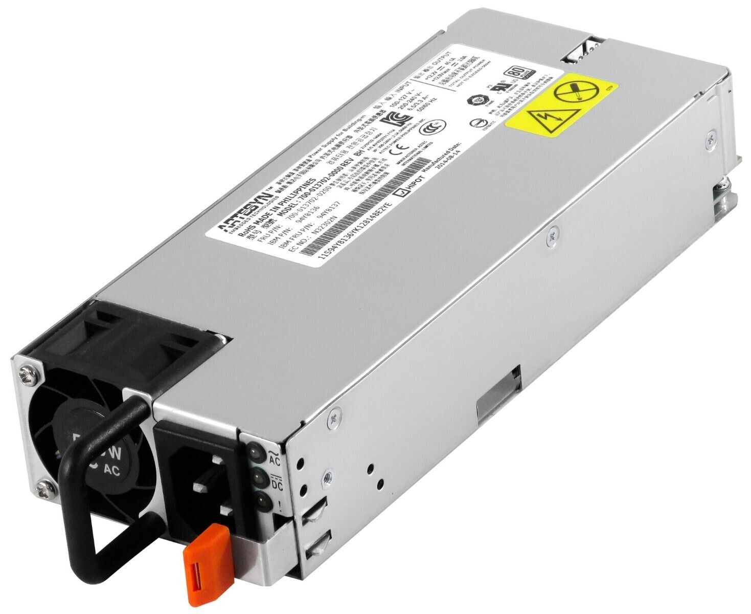 IBM Lenovo 550W 80 Plus Platinum PS x3650 M5, x3550 M5 X3550 M4 // 94Y8278 (Used) // สินค้ารับประกัน โดย บริษัท อะไหล่เซิร์ฟเวอร์ จำกัด