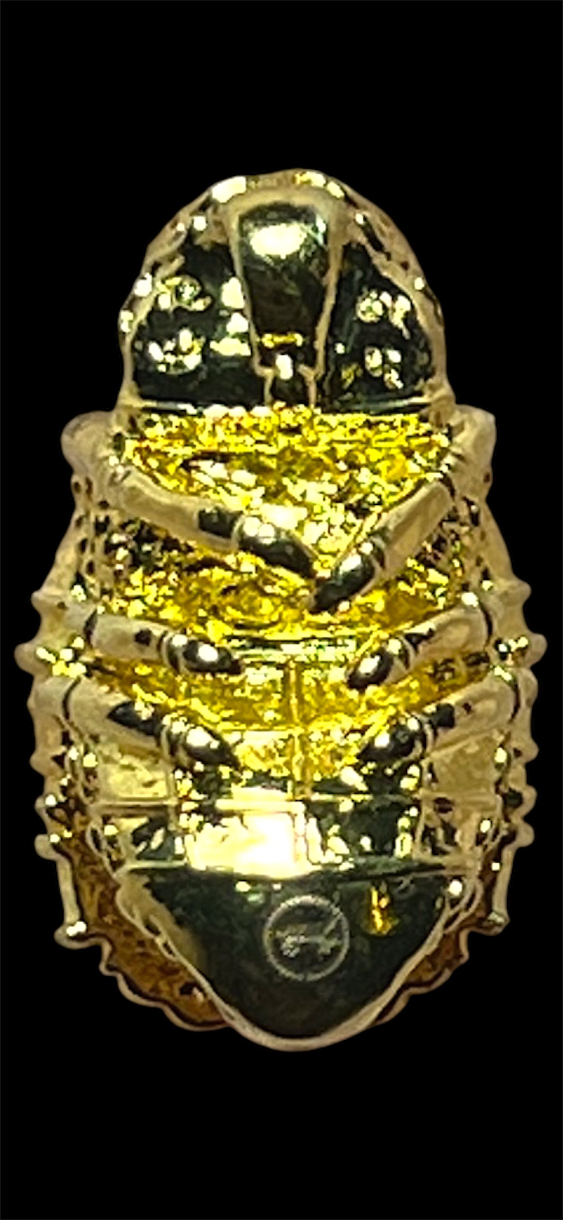 แมลงภู่คำ รุ่น ทรัพย์ภมร ขนาด กว้าง 0.9 cm.*สูง1.4cm.