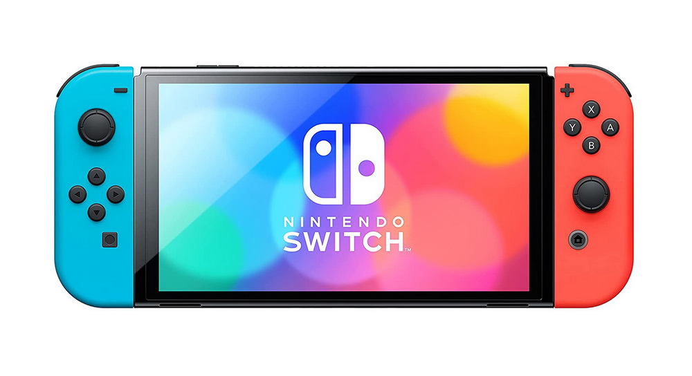 Nintendo Switch (OLED model) Neon Red Neon Blue set (ประกันศูนย์ไทย)