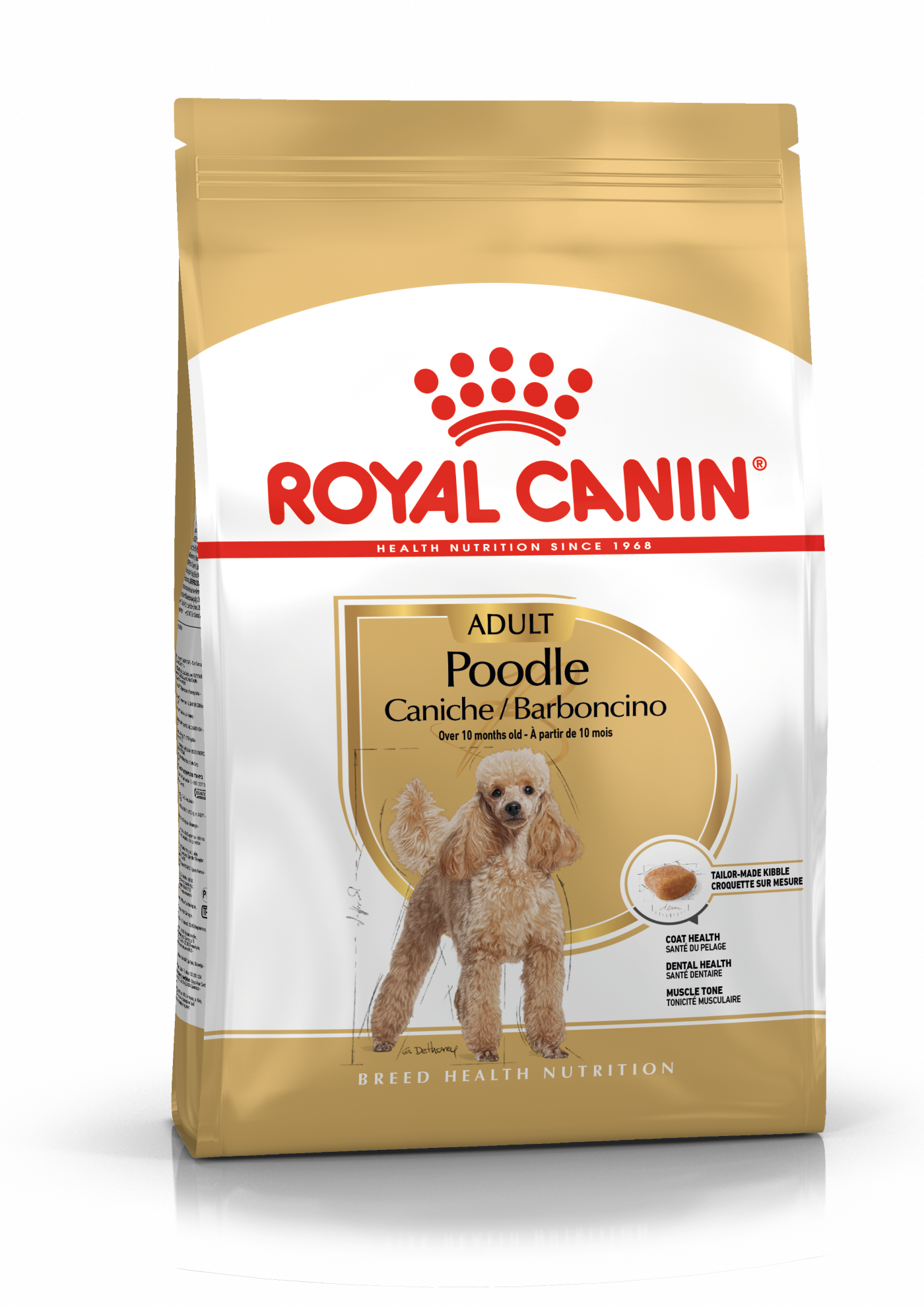 Royal canin Poodle Adult 1.5 kg อาหารสุนัขโต พันธุ์พูดเดิ้ล 1.5 กก.