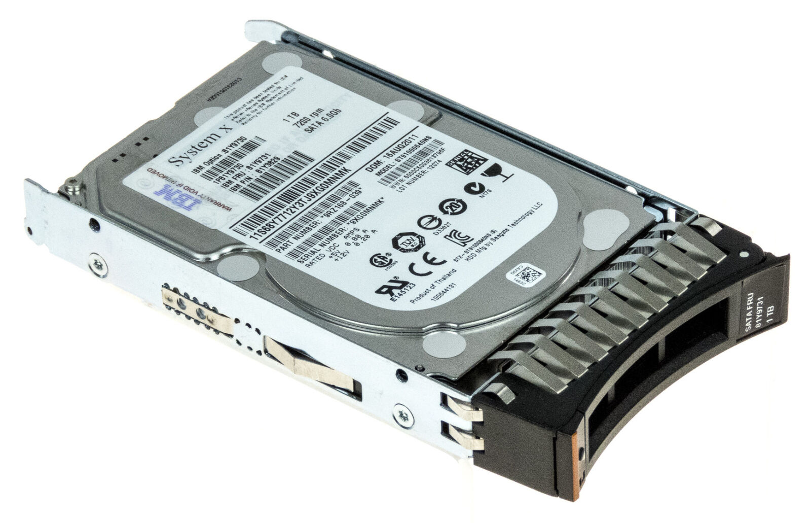IBM 1TB 7.2K 6G SATA 2.5" Slim-HS Hard Drive // 81Y9731 / 81Y9730 / 81Y3829 / ST91000640NS (Used) // สินค้ารับประกัน โดย บริษัท อะไหล่เซิร์ฟเวอร์ จำกัด