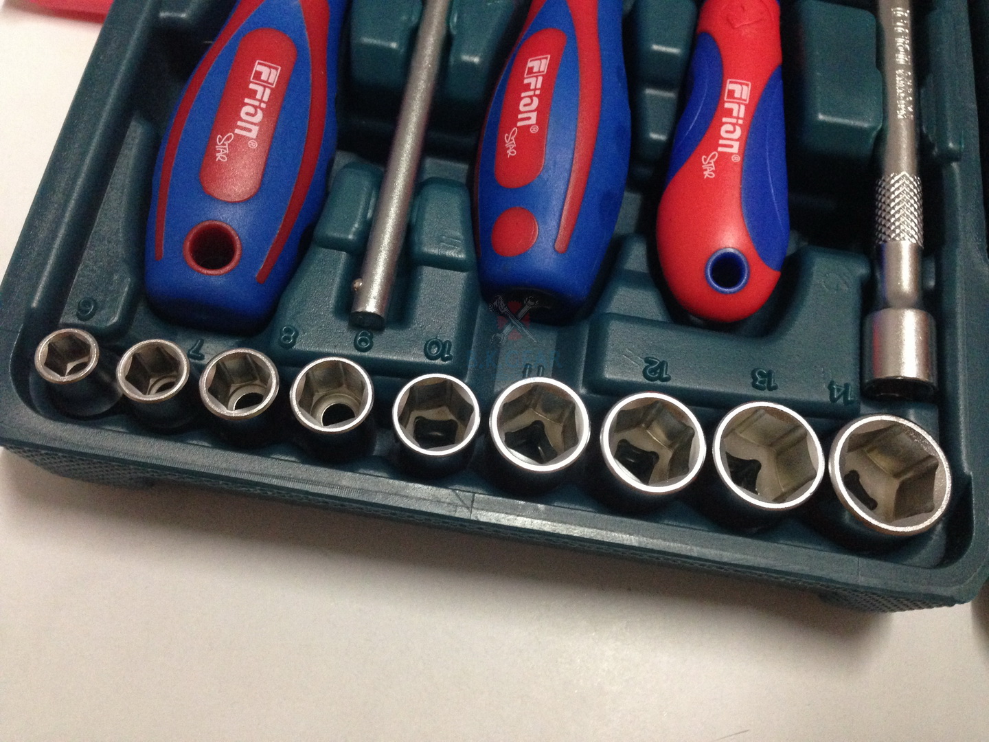 บล็อกชุด 62ชิ้น Fion ขนาด 1/4"