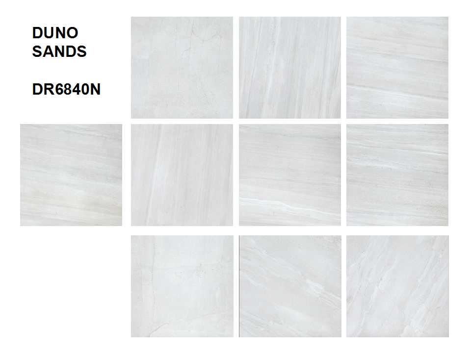 DR6840N DUNO SANDS (BIANCO) (ขนาด60x60) (4แผ่น/กล่อง) (1.44 ตร.ม./กล่อง)