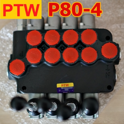 ไฮโดรลิคคอนโทรนวาวร์(6หุน) PTW P80-4(4แกน)(80L.)(3,000-4,600PSI)