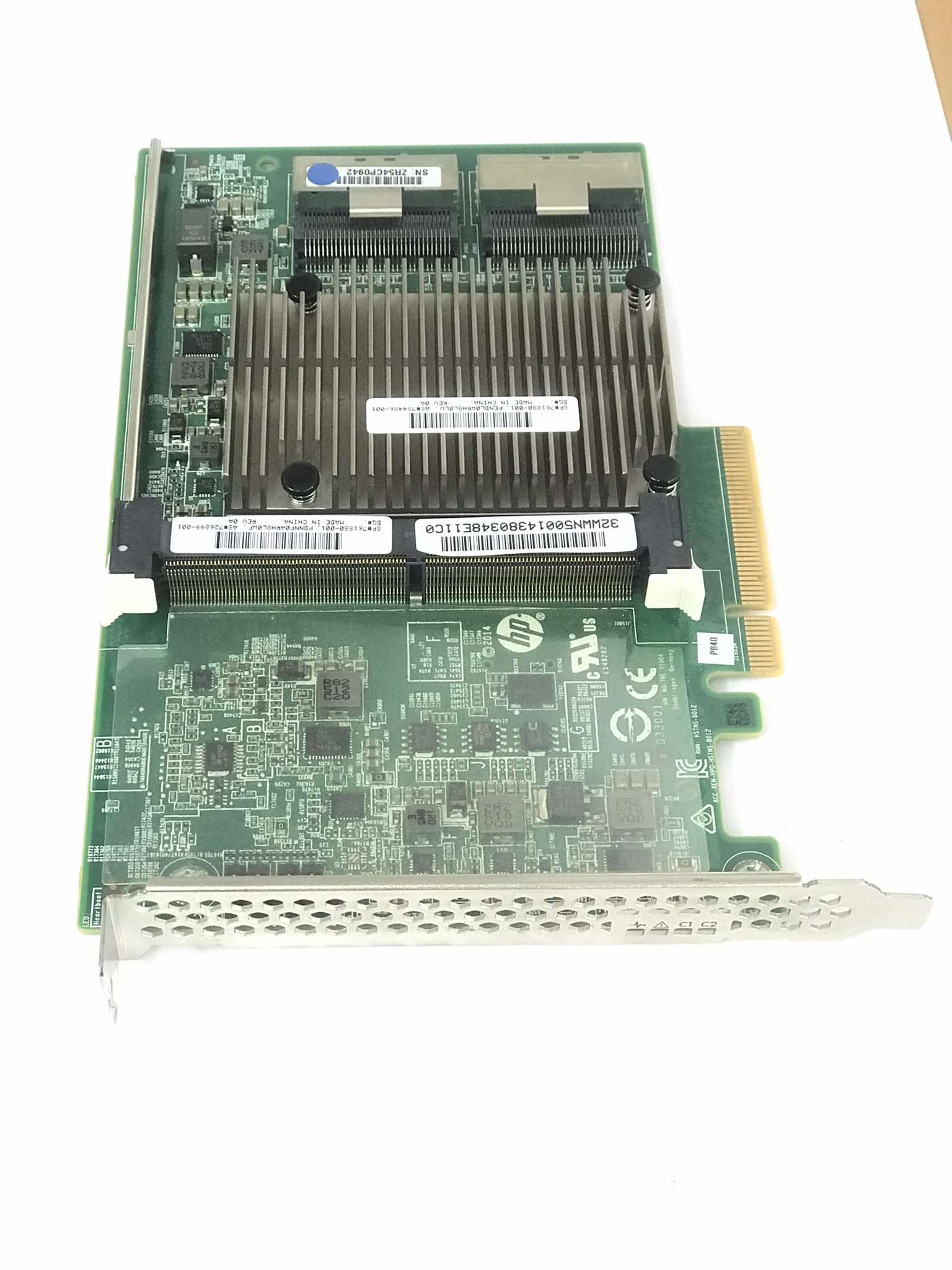 HP Smart Array P840 12GB 2-Port SAS Controller w/o Power Cable // 761880-001, 726899-001, 784486-001 (Used) // สินค้ารับประกัน โดย บริษัท อะไหล่เซิร์ฟเวอร์ จำกัด