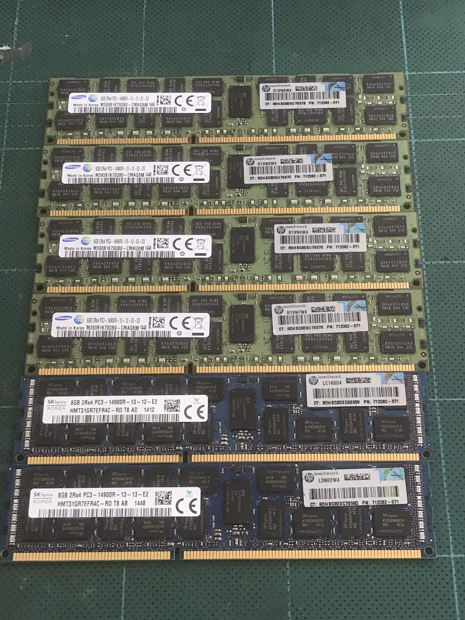 HP 8GB 2Rx4 PC3-14900R ( DDR3-1866Mhz ) ECC REG RAM // 712382-071 (Used) // สินค้ารับประกัน โดย บริษัท อะไหล่เซิร์ฟเวอร์ จำกัด