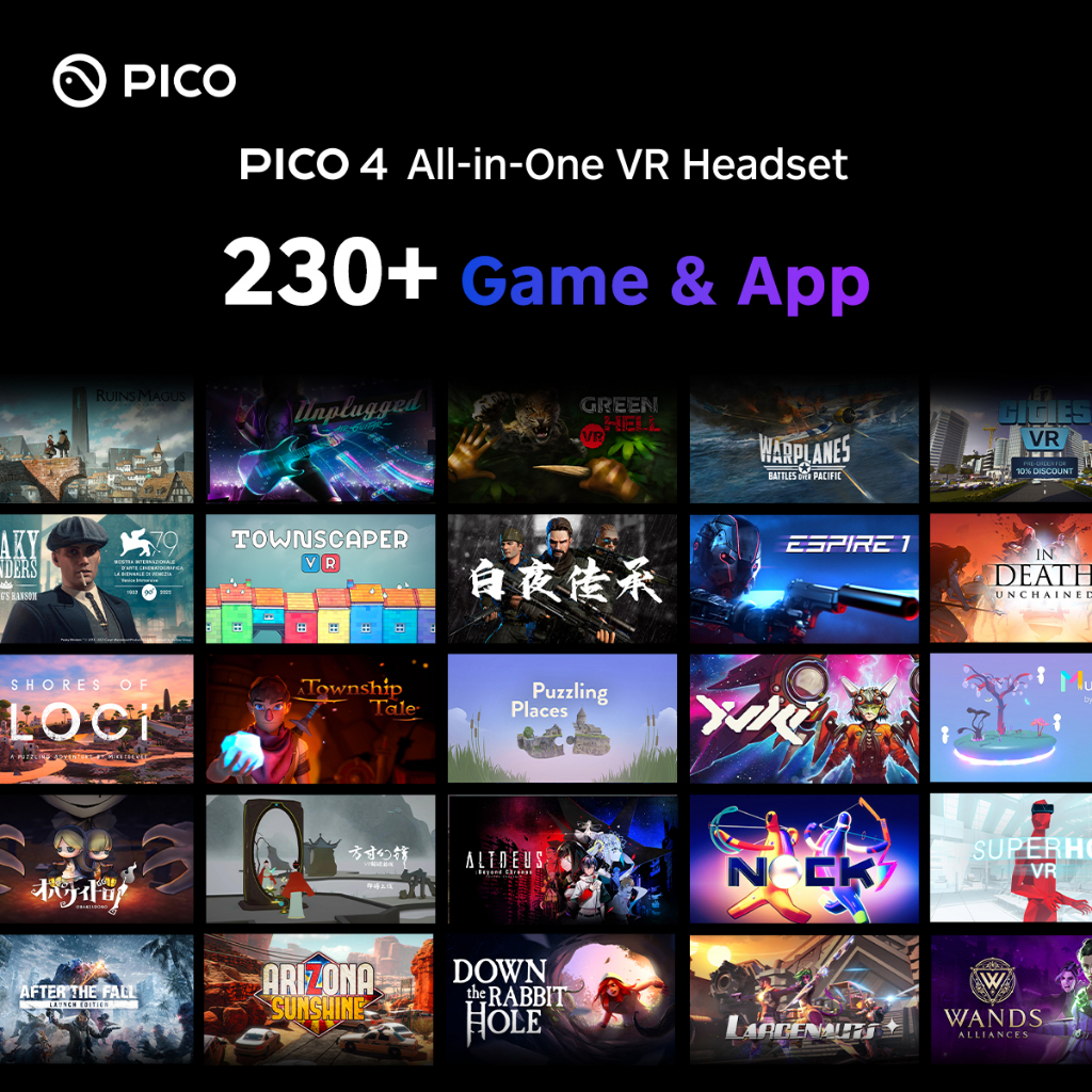 PICO 4 128 GB STARTER PACK + FREE 4 GAMES (TH)