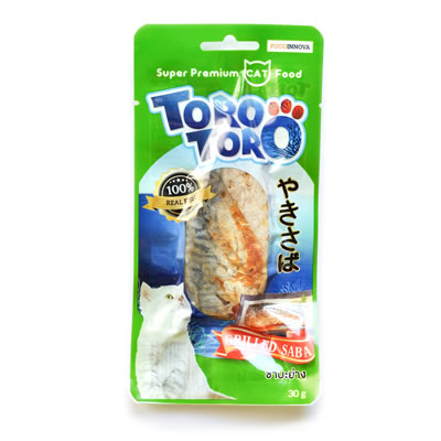 Toro toro รสปลาซาบะย่าง 30 ก. (ซื้อครบ 5 ซอง ในราคา 120 บาท)