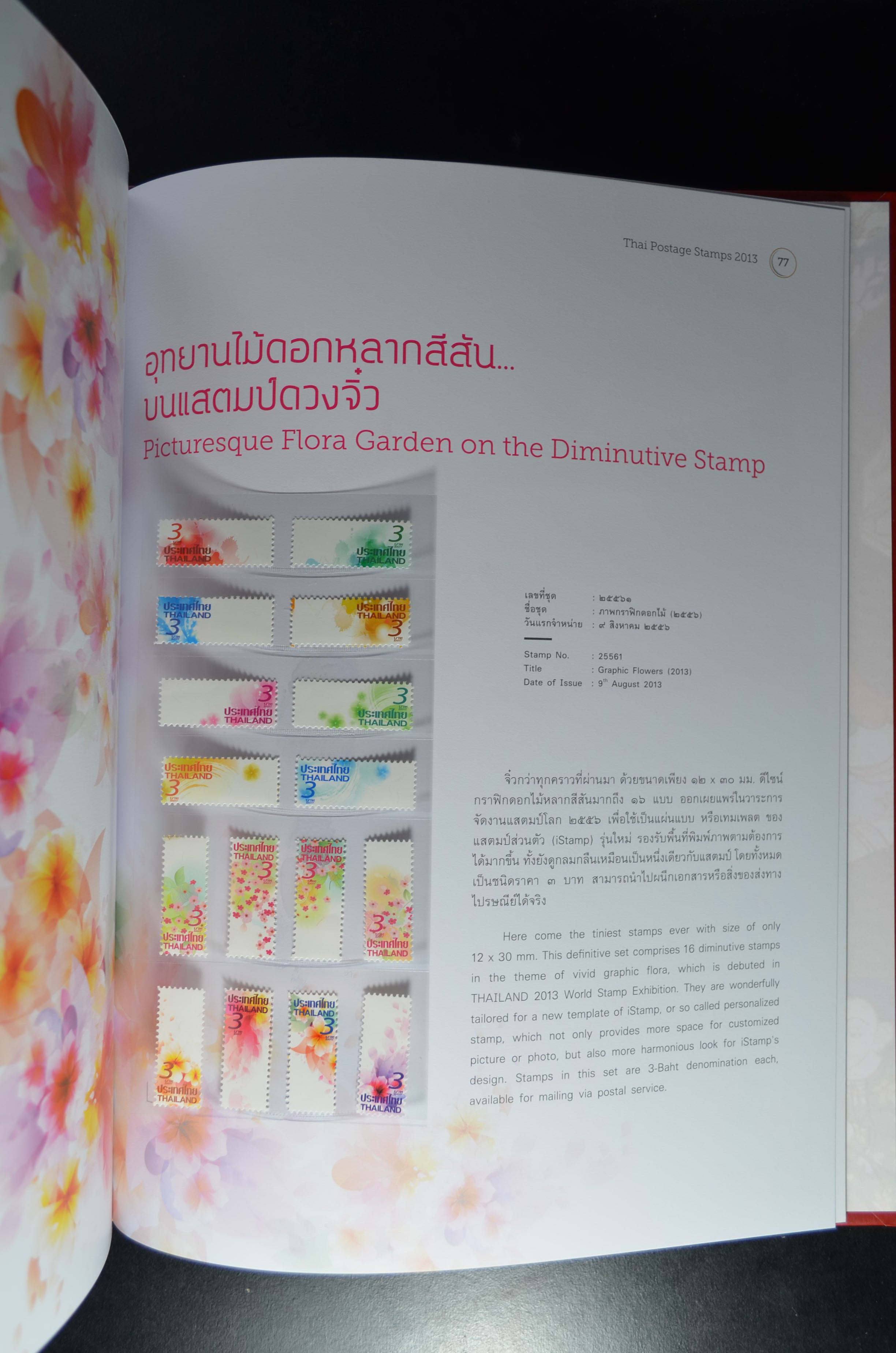 สมุดตราไปรษณียากรประจำปี 2556