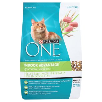 Purina One Adult Indoor advantage formula 380 g. เพียวริน่า วัน อาหารเม็ดสำหรับแมวโต สูตรแมวเลี้ยงในบ้าน ขนาด 380 กรัม