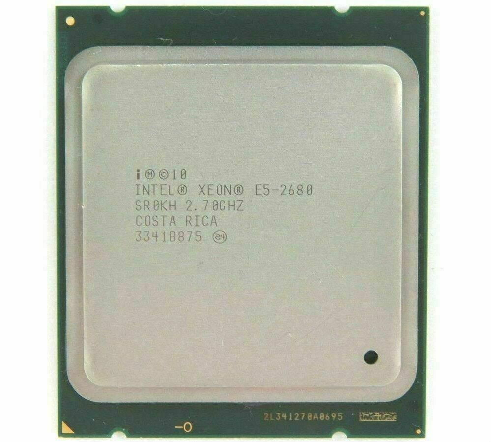 Intel Xeon E5-2680 Processors 2.7GHz CPU 8 Cores 20MB 130W FCLGA2011 // SR0KH / E5-2680 2.70GHz (Used) // สินค้ารับประกัน โดย บริษัท อะไหล่เซิร์ฟเวอร์ จำกัด