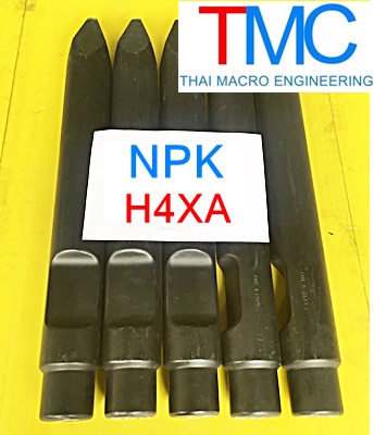 เข็มหัวเจาะไฮโดรลิคchisel for hydraulic breaker NPK-H4XA