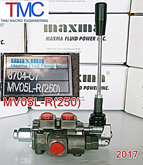 ไฮโดรลิคคอนโทรนวาล์ว(1แกน)maxma-MV05L-R(250) (35L/min)(4,600Psi/315Bar)