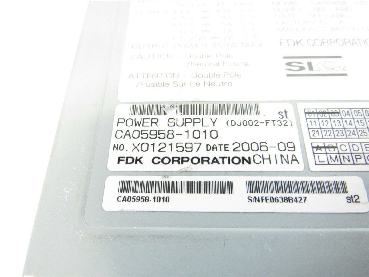 Fujitsu 450W PrimePower Power Supply // CA05958-1010 (Used) // สินค้ารับประกัน โดย บริษัท อะไหล่เซิร์ฟเวอร์ จำกัด