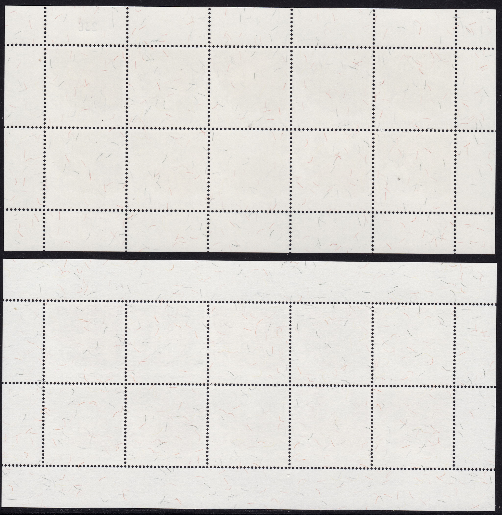 แสตมป์ตราไปรษณียากรทั่วไป (วิถีชีวิตไทย 1,2) เลขตรงกัน