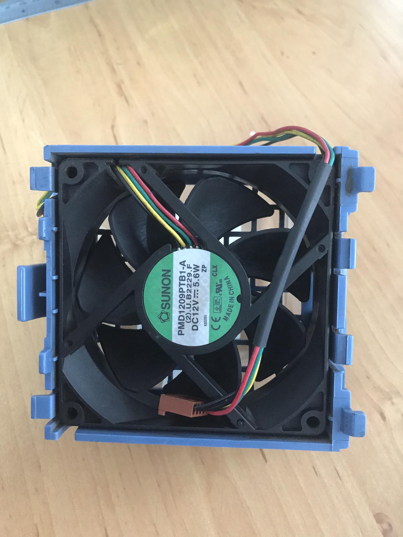 HP Fan ML350 G5 A9225B12HP-C // 413978-001 413979-001 Proliant G5 92mm Fan And Air Baffle (Used) // สินค้ารับประกัน โดย บริษัท อะไหล่เซิร์ฟเวอร์ จำกัด