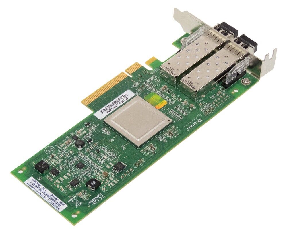 IBM QLogic Dual Port 8GB QLE2562 Fibre Channel Adapter // 42D0516 / QLE2562 (Used) // สินค้ารับประกัน โดย บริษัท อะไหล่เซิร์ฟเวอร์ จำกัด