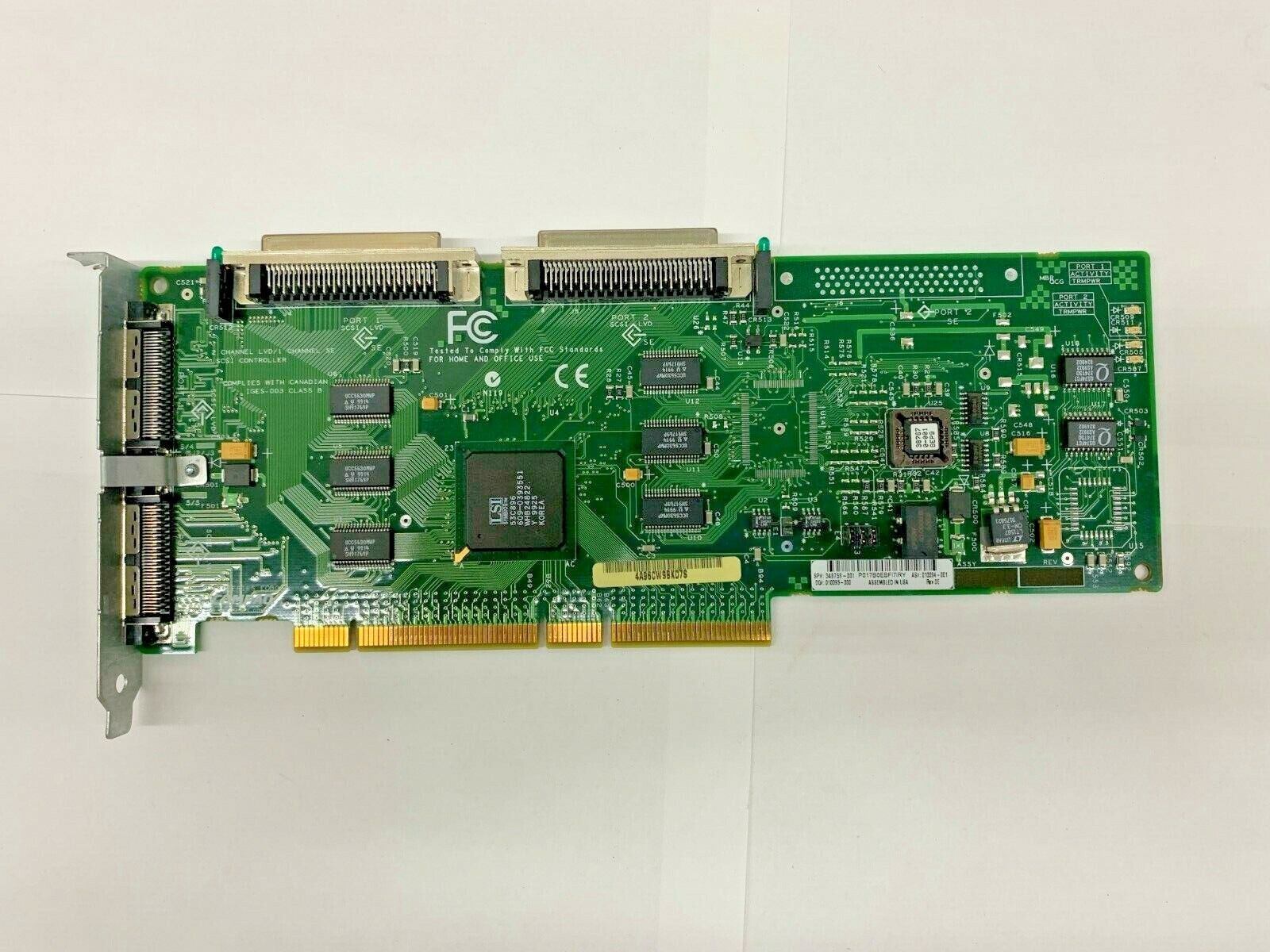 COMPAQ 348759-001 DUAL CHANNEL SCSI PCI (Used) // สินค้ารับประกัน โดย บริษัท อะไหล่เซิร์ฟเวอร์ จำกัด