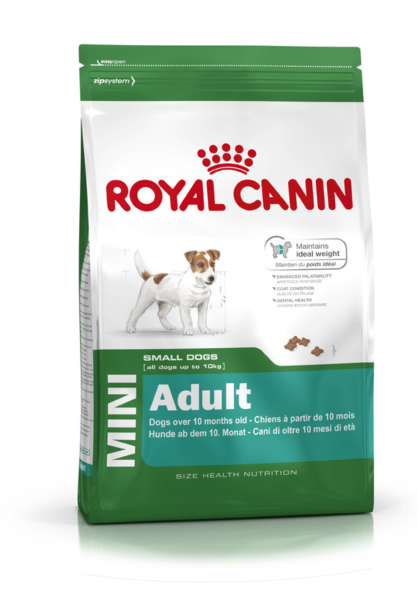Royal canin Mini Adult 2 kg. อาหารเม็ดสำหรับสุนัขโตพันธุ์เล็ก 2 กก.