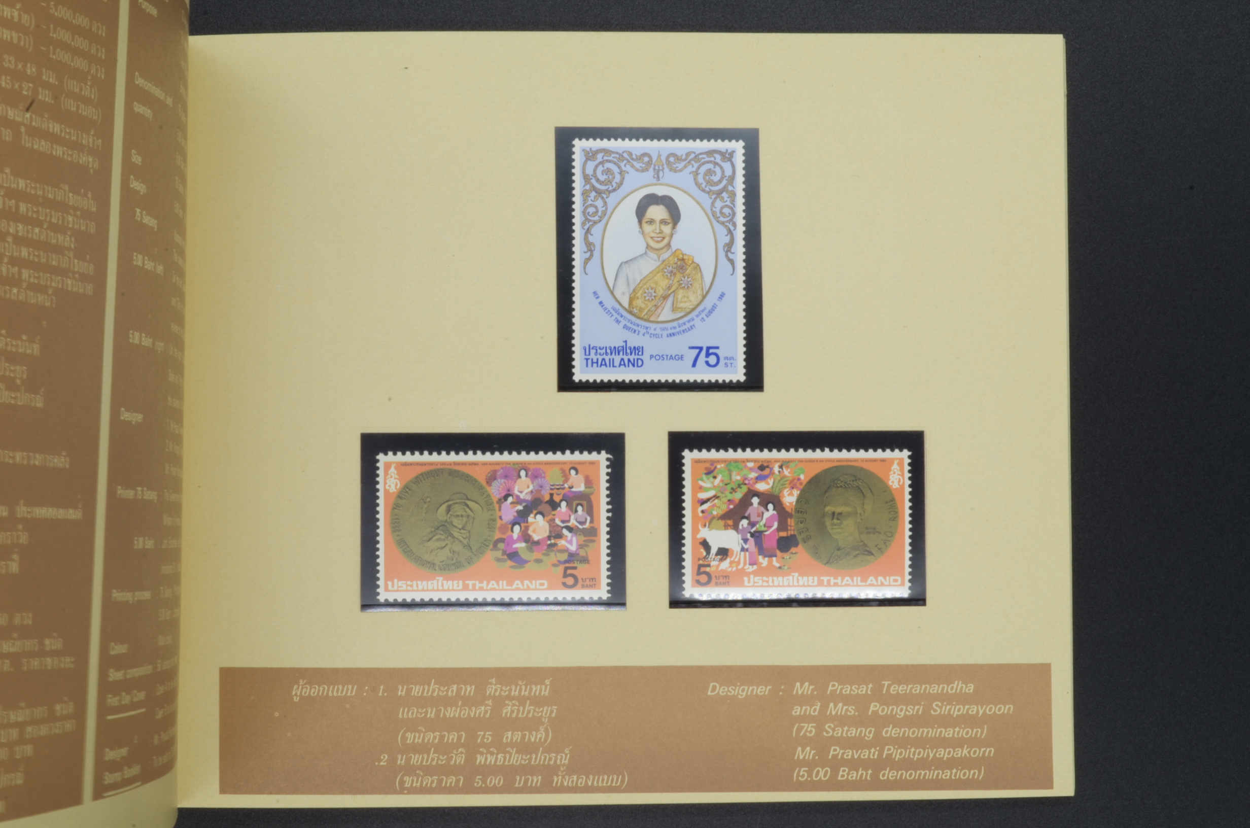 สมุดตราไปรษณียากรประจำปี 2523