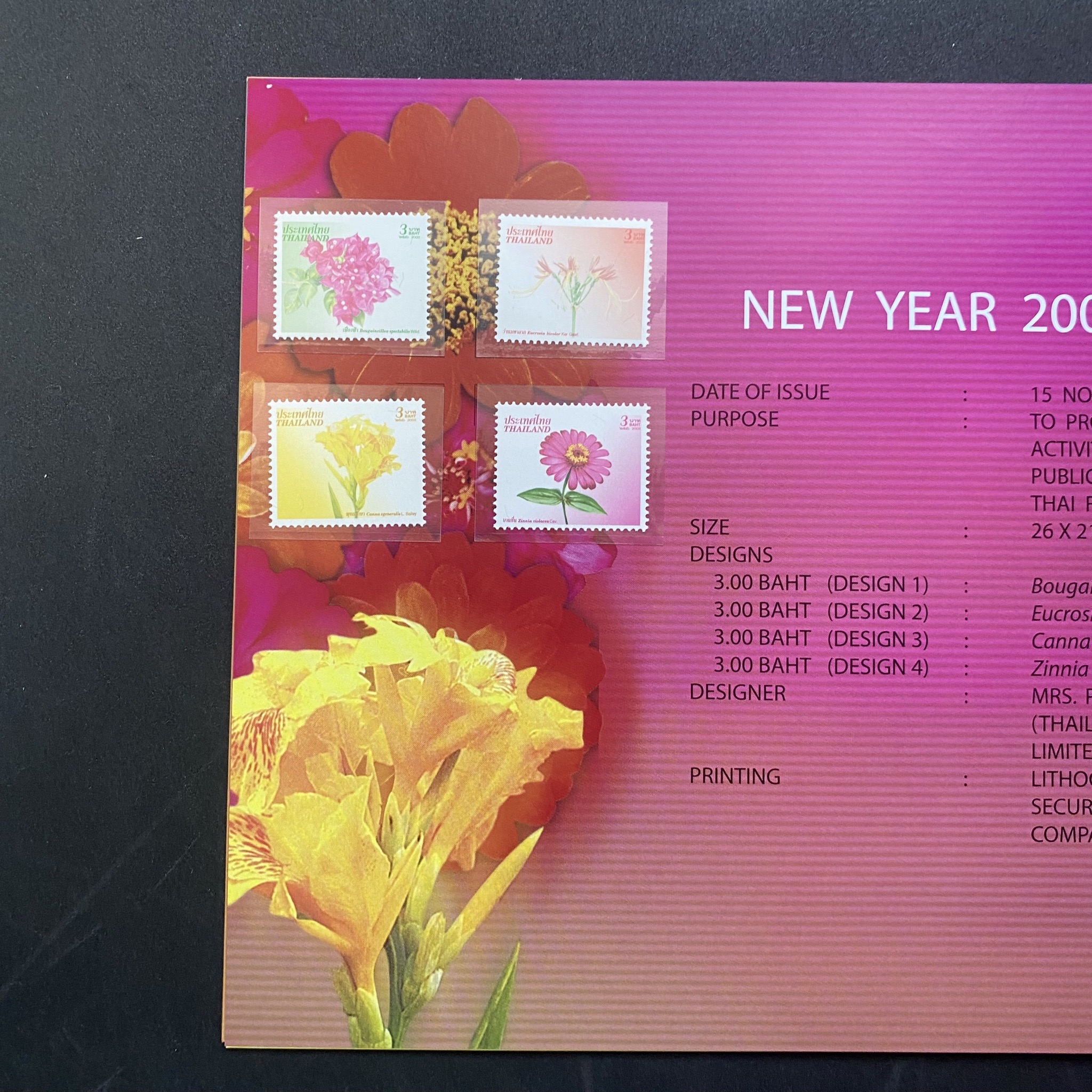 THAI POSTAGE STAMPS 2003 เล่มย่อ (สมุดแสตมป์ ปี2546) หายาก