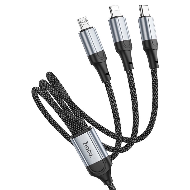 X102 FRESH 3-IN-1 CHARGING DATA CABLE (iP+MICRO+TYPE-C)