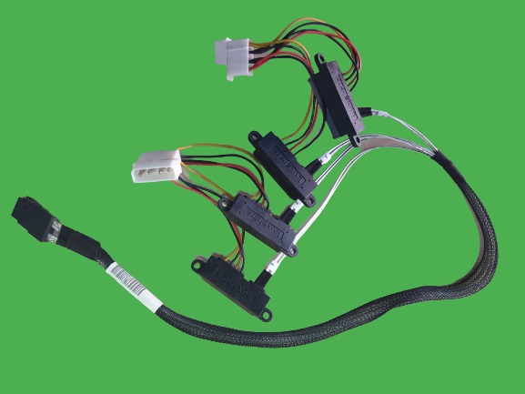 HP ML110 G7 Mini SAS TO (4) Four SATA Split Cable // 645592-002 (Used) // สินค้ารับประกัน โดย บริษัท อะไหล่เซิร์ฟเวอร์ จำกัด