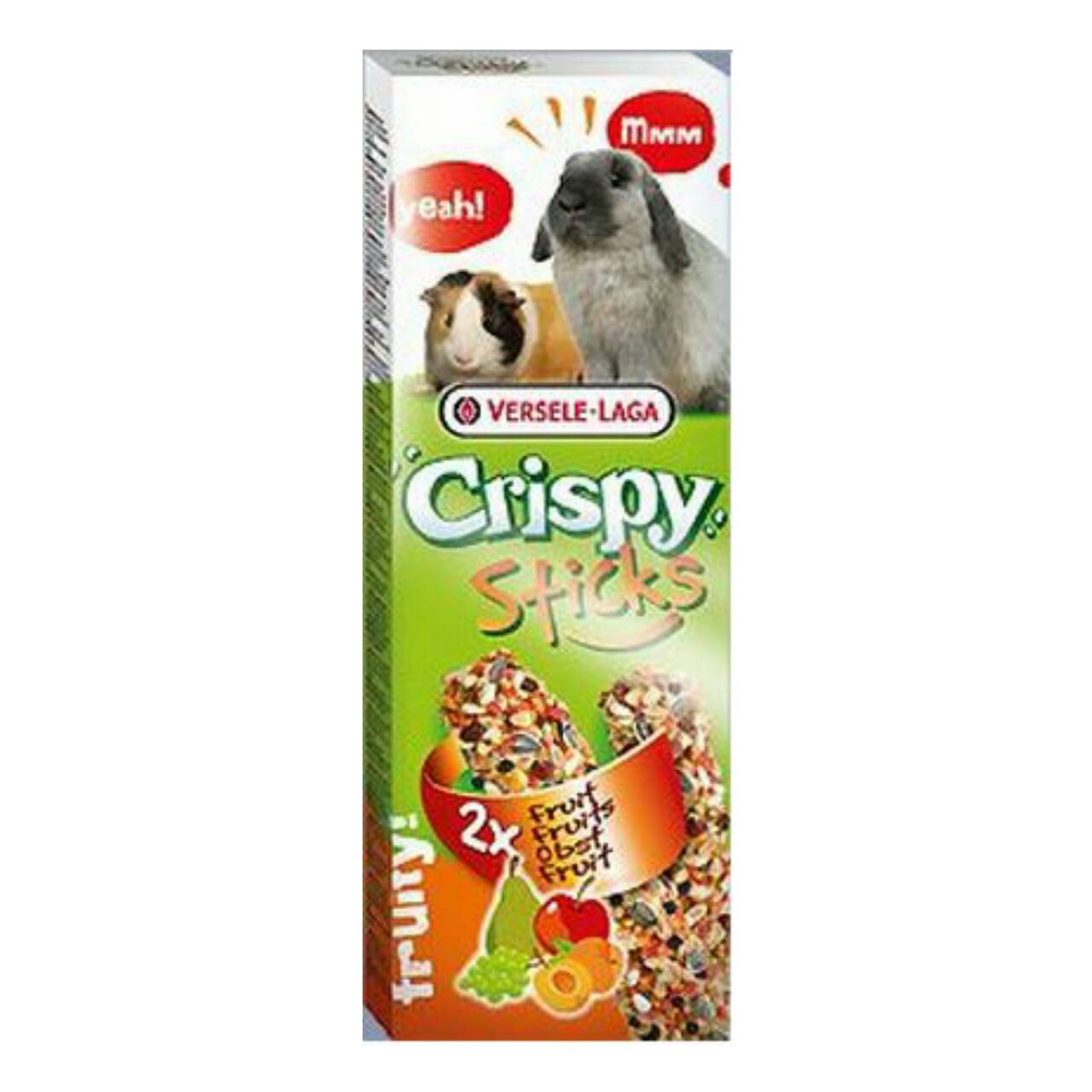Versele-Laga crispy stick Fruit 110 g ขนมอบรสผลไม้อัดแท่ง 110 กรัม (1 กล่อง บรรจุ 2 แท่ง)