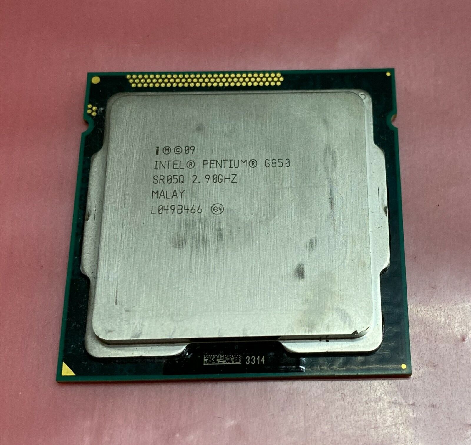 Intel Pentium G850 2.90GHz Dual-Core SR05Q, Socket LGA1155, Tested