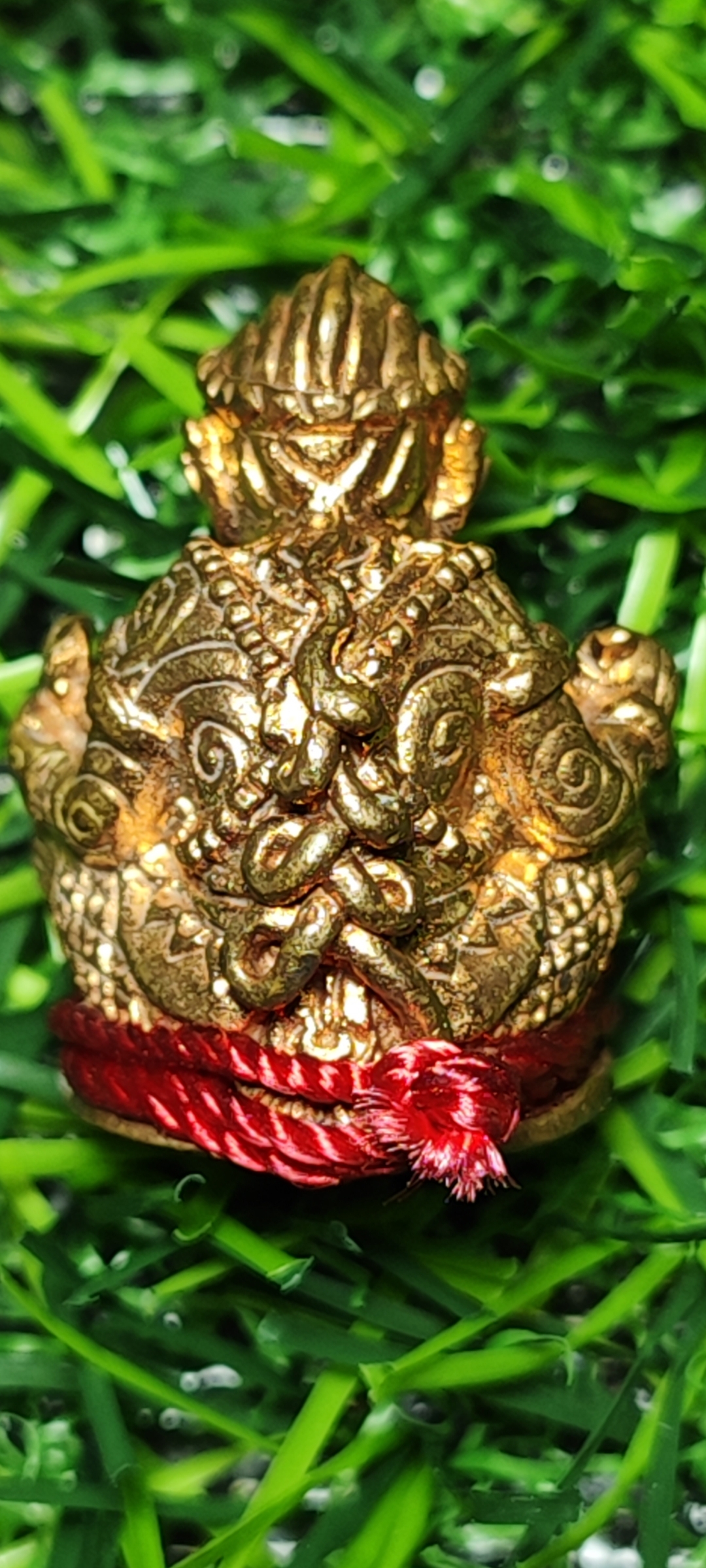 หนุมานสะกดทัพลังกาสุกะ อาจารย์แดง วัดไร่ จ.ปัตตานี เนื้อนวะโลหะ สร้าง 1999 องค์