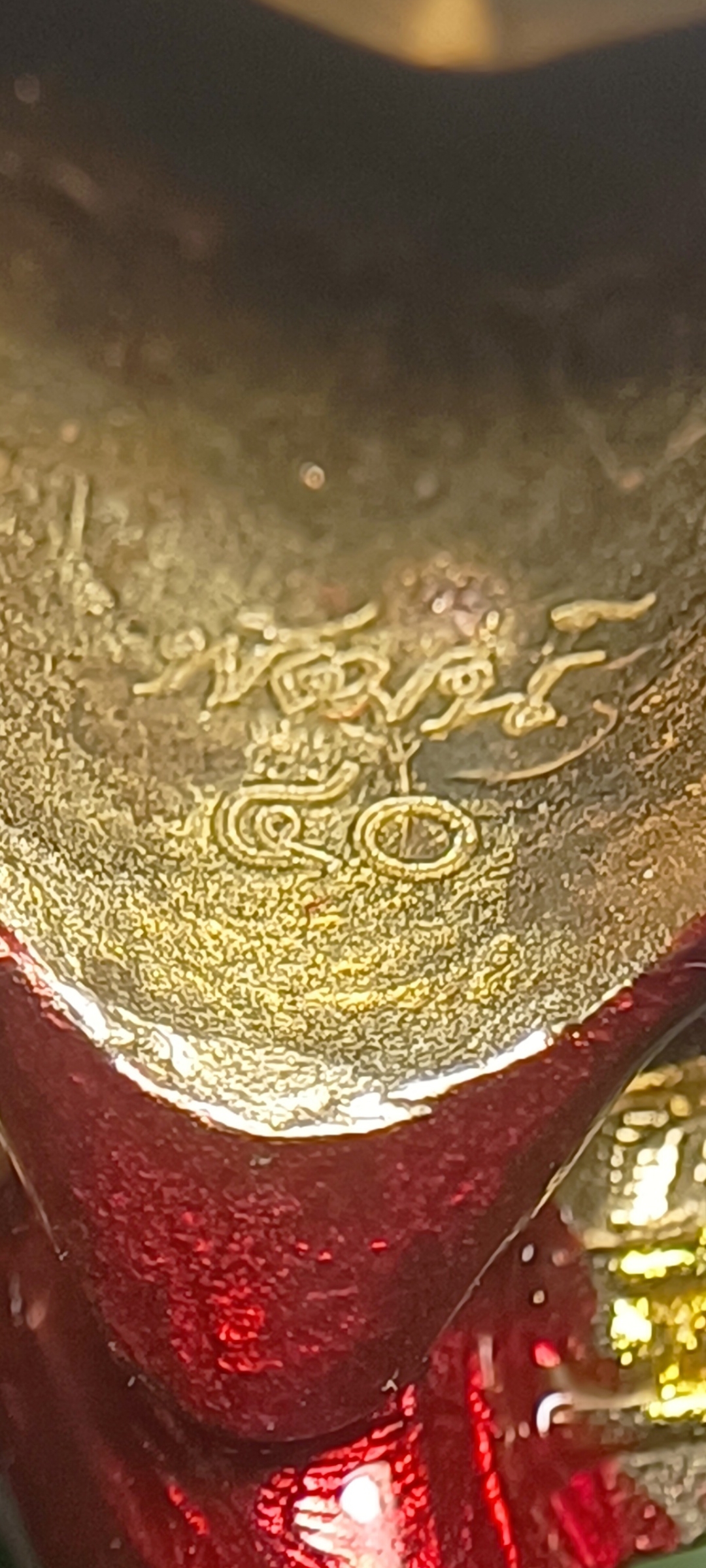 #เศียรพระพิฆเนศ #หลวงพ่อพัฒน์ วัดห้วยด้วน รุ่น #รวยประทานพร ปี 2565 ขนาดสูง 4.8 ซ.ม. กว้าง 2.7 ซ.ม. ลงยาแดง หมายเลข ๔๐