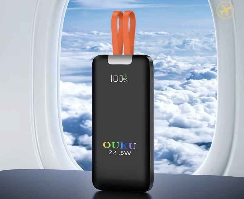 EK1-P30 GRADUAL DISPLAY SCREEN WITH ITS OWN LINE FAST CHARGING POWERBANK 10000mAh PD20W+QC22.5W