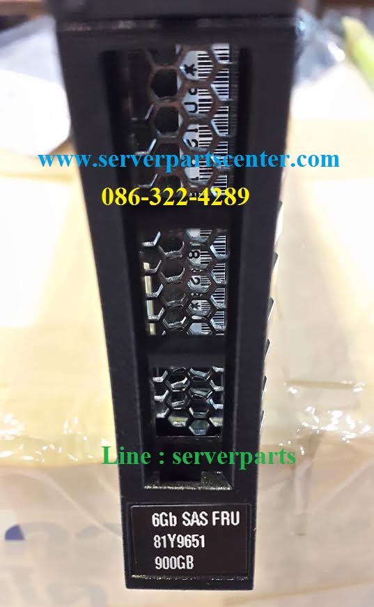 Lenovo 900GB 10K 6G SAS 2.5" Server HDD Hard Drive // 81Y9651 / 81Y3805/ 81Y9650 / HUC101890CSS200 (Used) // สินค้ารับประกัน โดย บริษัท อะไหล่เซิร์ฟเวอร์ จำกัด