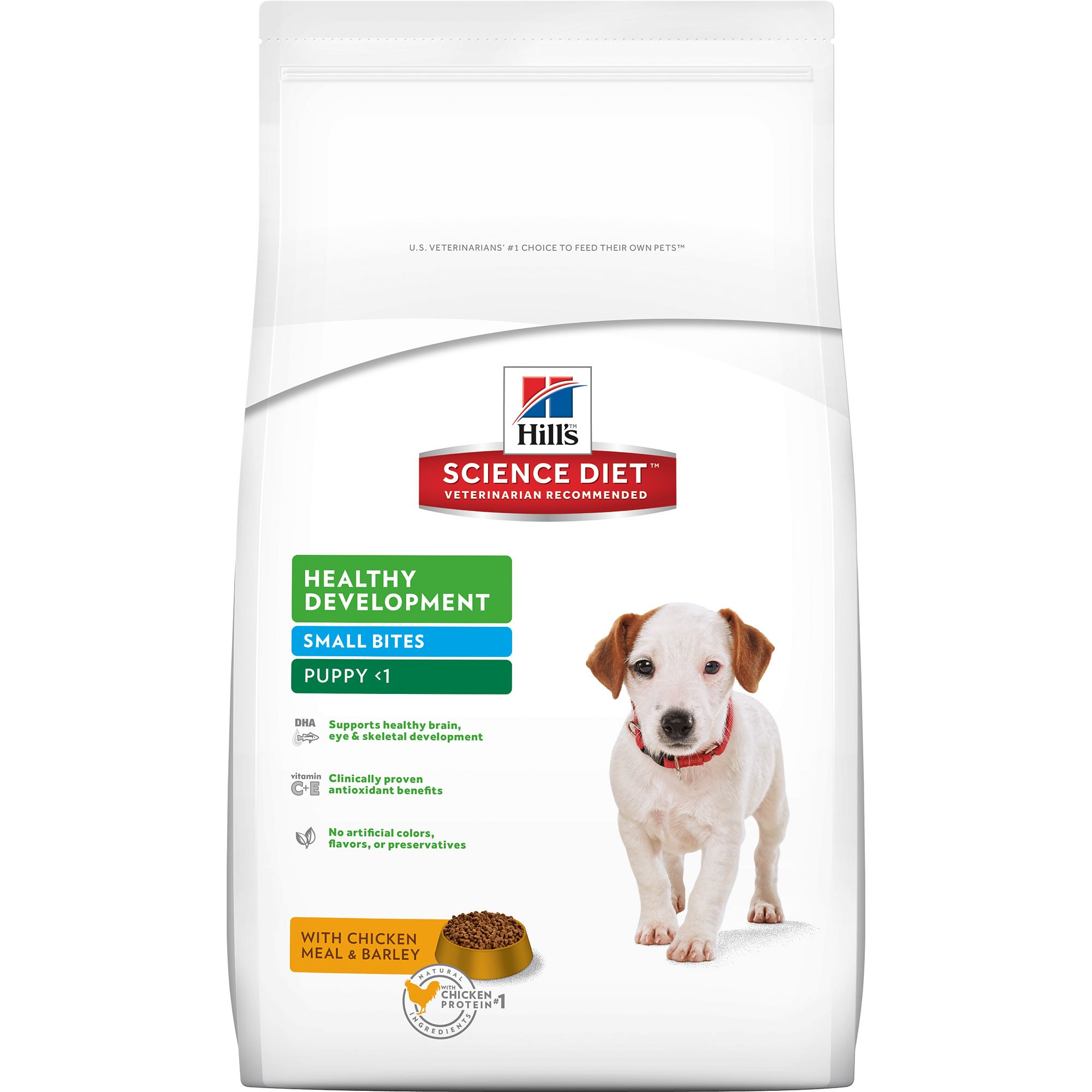 Hill's Science Diet Puppy Small Bites 400 g อาหารลูกสุนัข เม็ดเล็ก ขนาด 400 กรัม