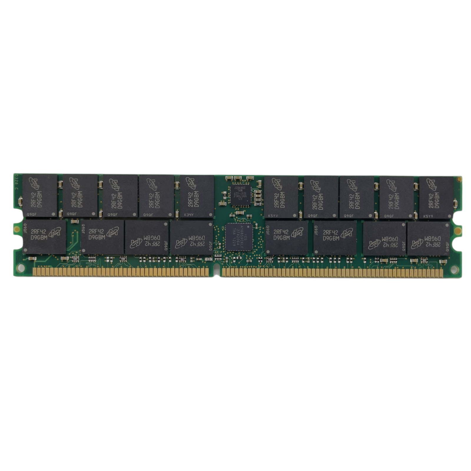 Micron 2GB PC2700R Server RAM Memory Module / MT36VDDF25672Y-40BD2 (Used) // สินค้ารับประกัน โดย บริษัท อะไหล่เซิร์ฟเวอร์ จำกัด