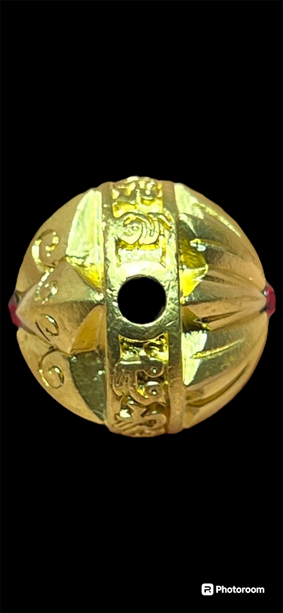 ลูกอมดาวเศรษฐี รุ่นอมตะวาจา หลวงปู่สอ วัดโพธิ์ศรี 2561 เนื้อกะไหล่ทอง