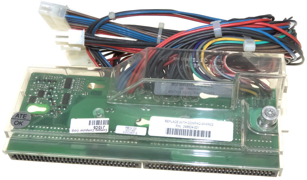 Genuine HP ProLiant ML350 G2 Power Supply Backplane Board / 249924-001 (Used) // สินค้ารับประกัน โดย บริษัท อะไหล่เซิร์ฟเวอร์ จำกัด