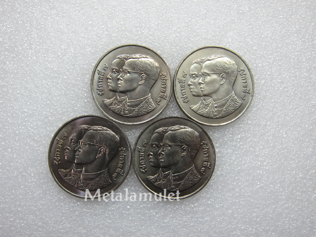 เหรียญ 10บาท 60 ปีรัฐสภาไทย จำนวน 4เหรียญ