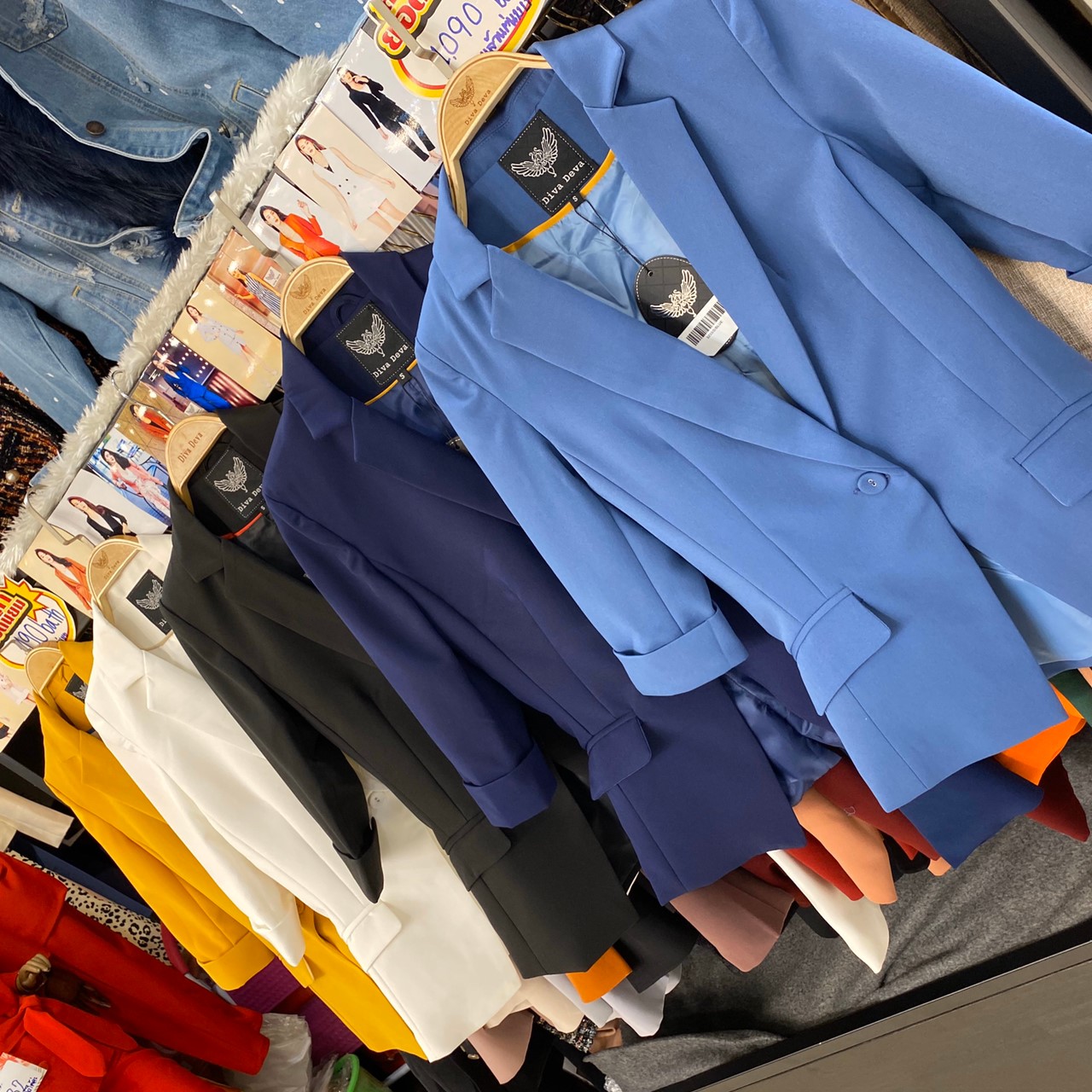 เสื้อสูทแขนสี่ส่วนทรงเข้ารูป #5233N