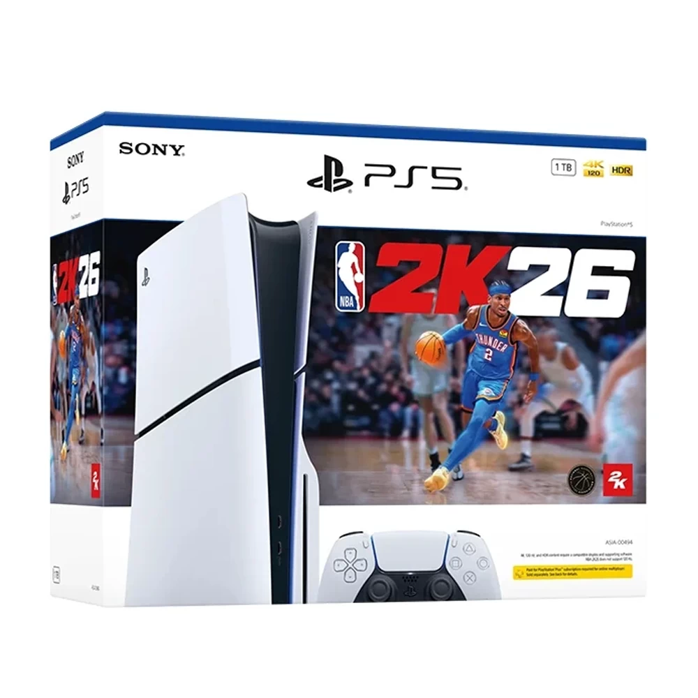 (NEW) PlayStation 5 Slim – NBA 2K26 Bundle (TH) ชุดบันเดิลฟรีเกม รุ่นใส่แผ่นดิสก์เวอร์ชั่นไทย