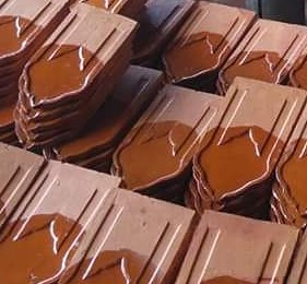 กระเบื้องสุโขทัย(ใบโพธิ์)