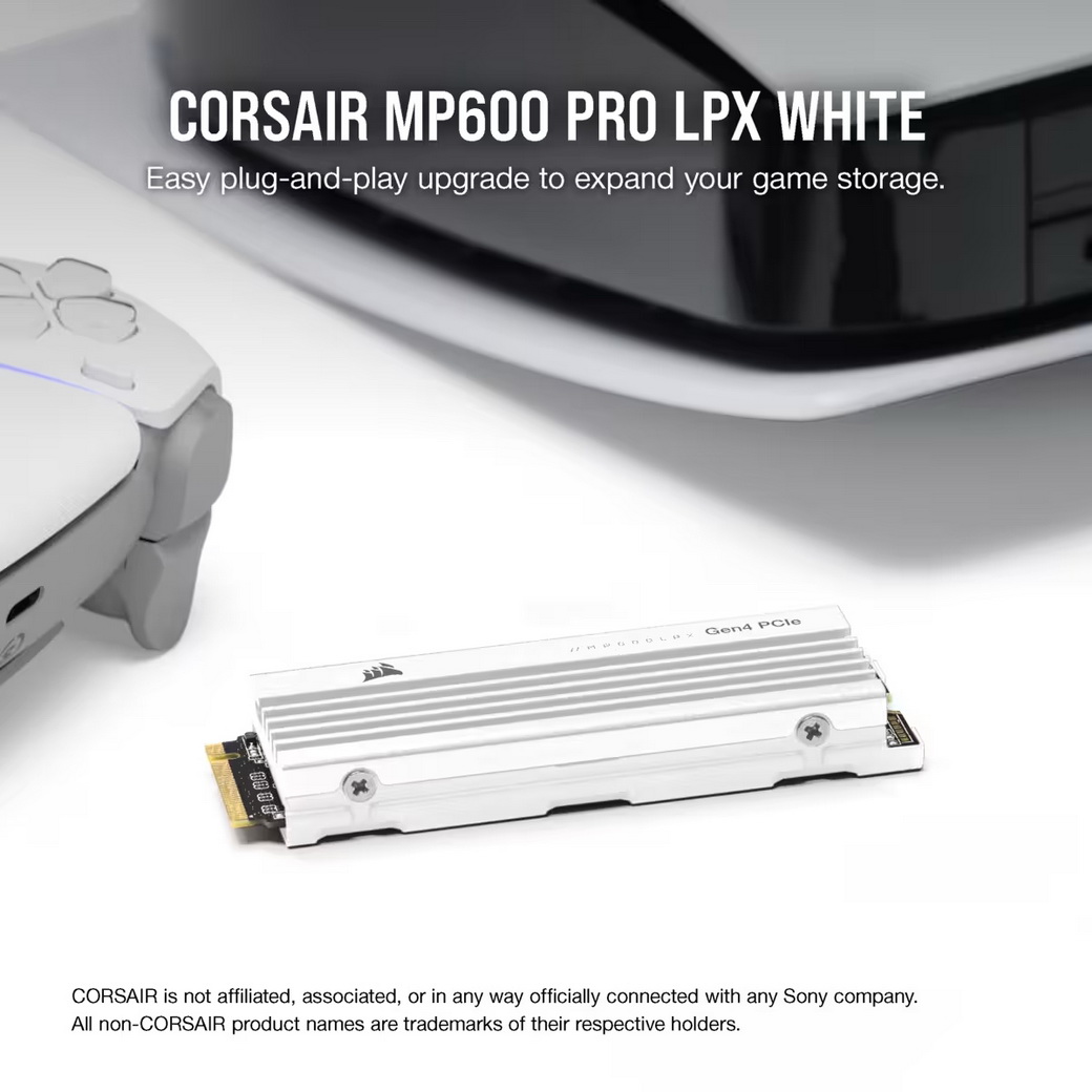 Corsair SSD MP600 PRO LPX 2TB (White) *Heatsink