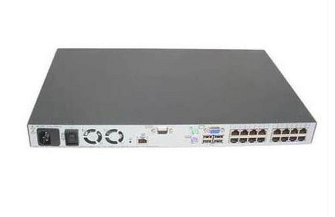HP 396630-001 517690-001 8-Port KVM Server Console Switch CAT5 0x1x8 (Used) // สินค้ารับประกัน โดย บริษัท อะไหล่เซิร์ฟเวอร์ จำกัด