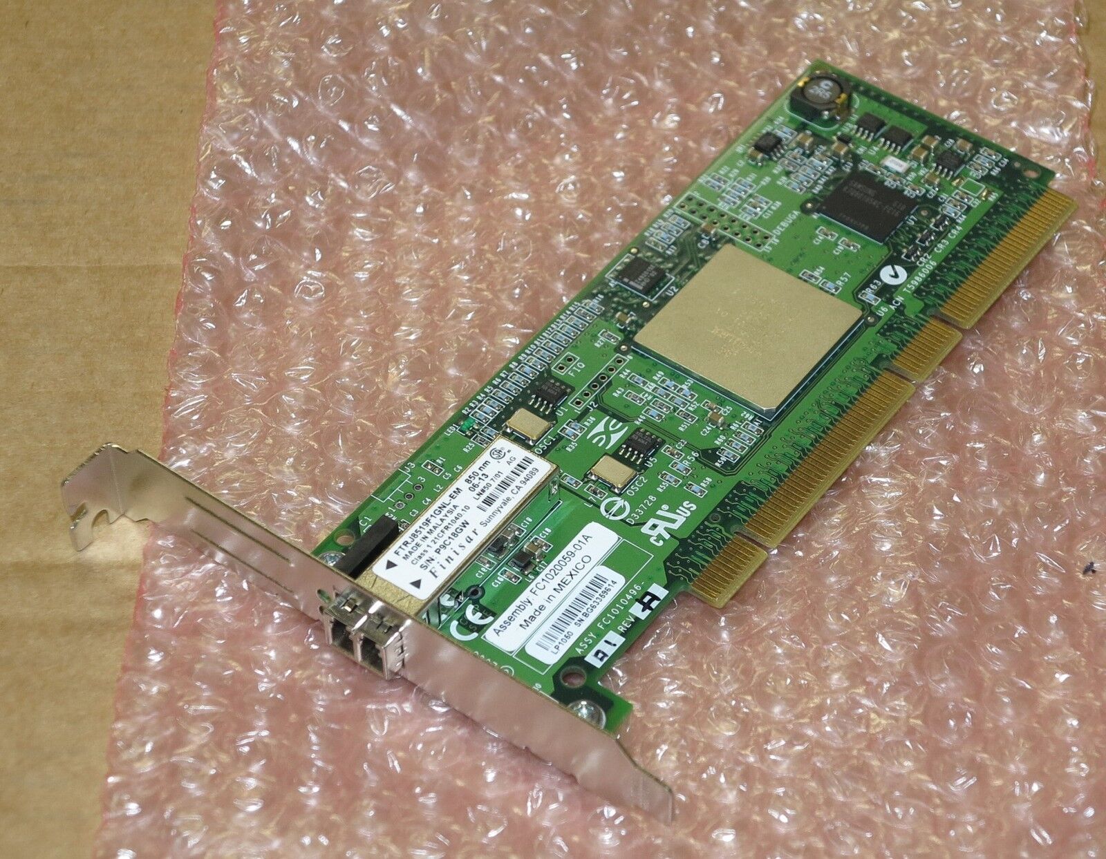 HP Emulex LP1050 Fibre Channel FC Host Bus Adapter HBA PCI-e Card // 366027-001 (Used) // สินค้ารับประกัน โดย บริษัท อะไหล่เซิร์ฟเวอร์ จำกัด