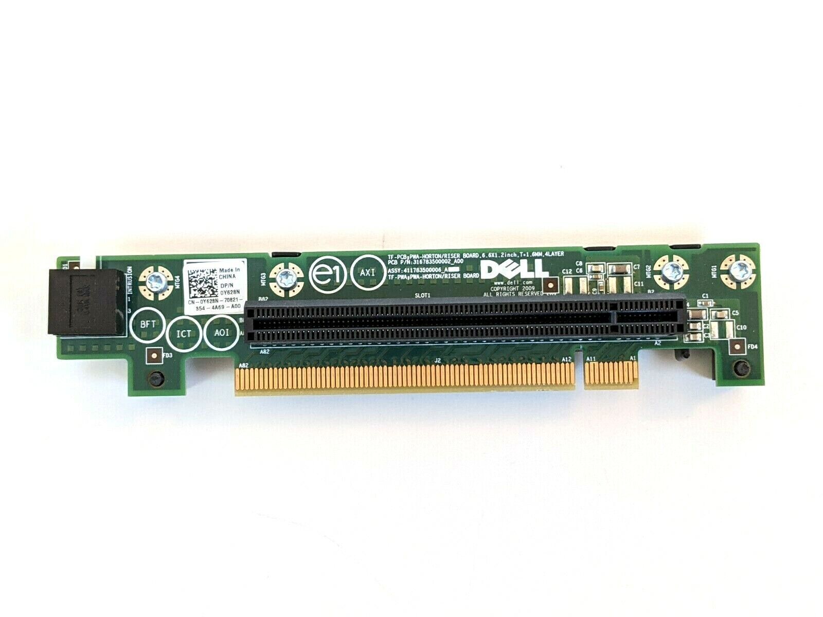 Dell Riser Board Poweredge R210 II Server PCI-E x16 // Y628N / 0Y628N (Used) // สินค้ารับประกัน โดย บริษัท อะไหล่เซิร์ฟเวอร์ จำกัด