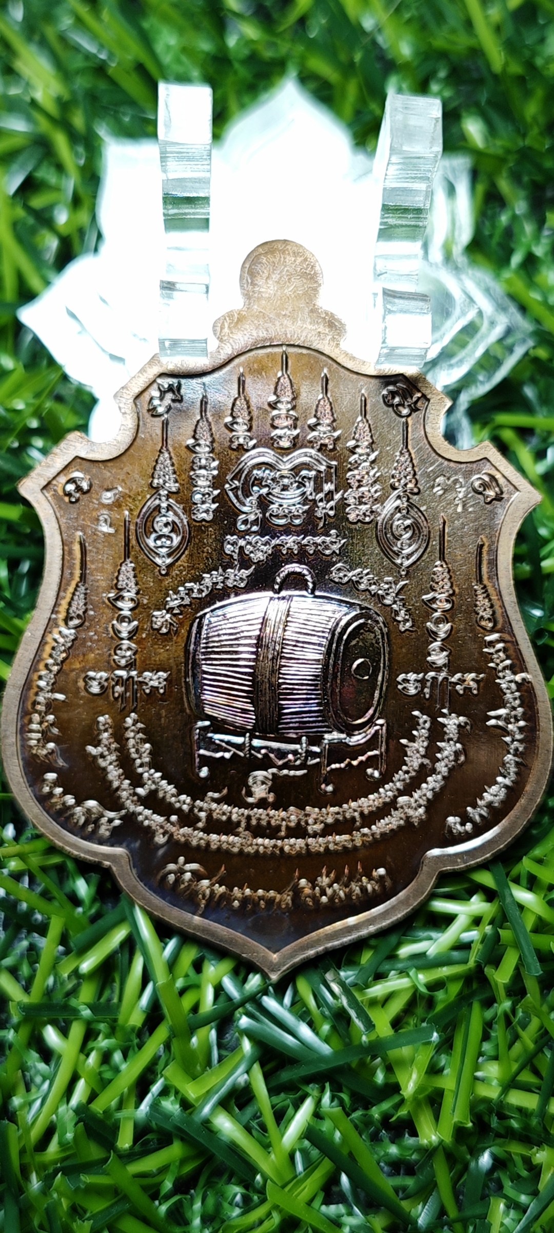 เหรียญบรมครูปู่ฤาษีเพชรฉลูกัณฑ์ รุ่นตรีฤทธิ์ หลวงพ่อรักษ์ อนาลโย วัดสุทธาวาส