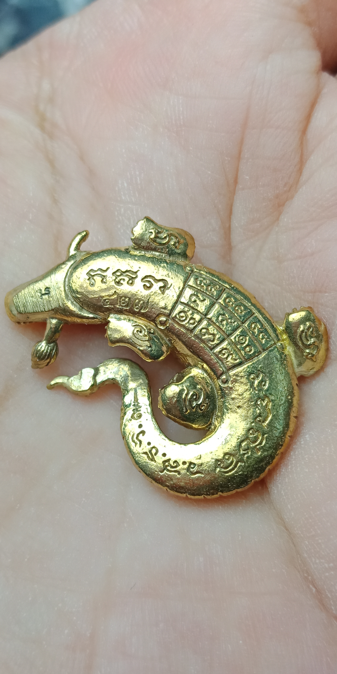 พญากุมภีร์ รุ่นกุมภีร์เตโช หลวงพ่อรักษ์ วัดสุทธาวาส วิปัสสนา ๒๕๖๐ เนื้อทองชนวน