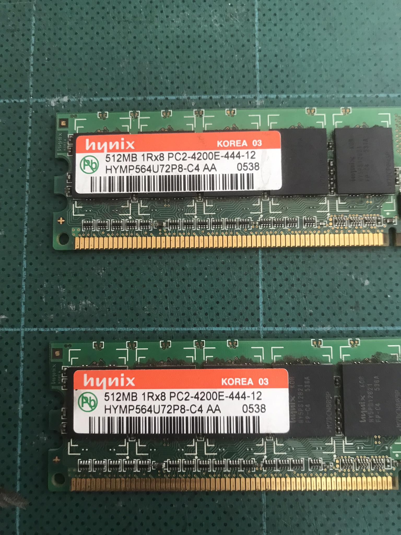 Hynix 512MB 1Rx8 PC2-4200E Ram / HYMP564U72P8-C4 (Used) // สินค้ารับประกัน โดย บริษัท อะไหล่เซิร์ฟเวอร์ จำกัด