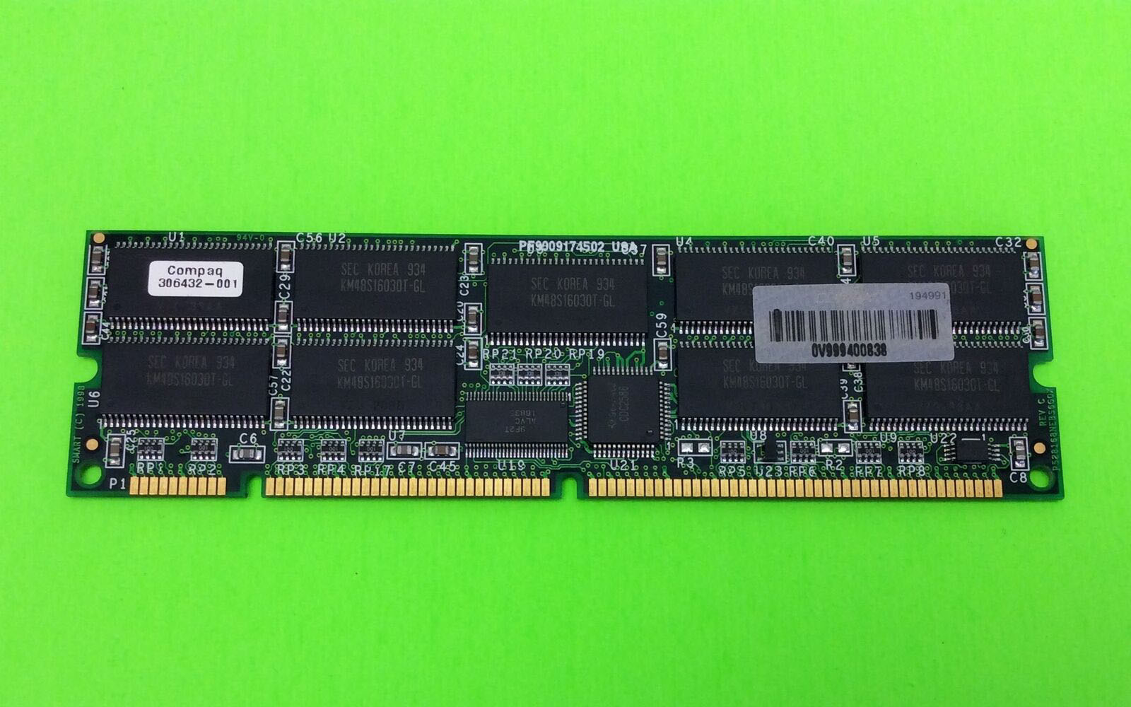 Compaq 256MB Random Access Memory RAM / 306432-001 (Used) // สินค้ารับประกัน โดย บริษัท อะไหล่เซิร์ฟเวอร์ จำกัด