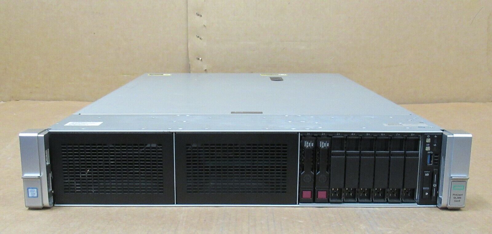 HP ProLiant DL380 G9 / CPU E5-2630 V4 2.20GHz / Ram 32GB PC4 / HDD 300GB 10K 6G SAS 2.5" x3 / Power Supply 500w x1 / Card P440ar (Used) // สินค้ารับประกัน โดย บริษัท อะไหล่เซิร์ฟเวอร์ จำกัด